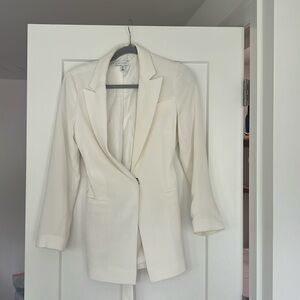 Topshop white blazer size 2
